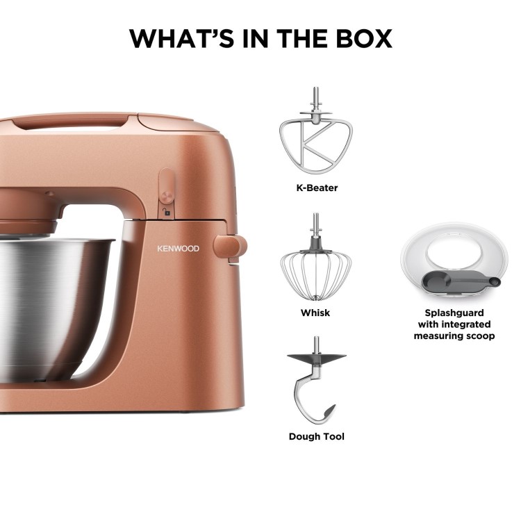 Kenwood KZM35.000RD Go Stand Mixer 4L 800W – Clay Red