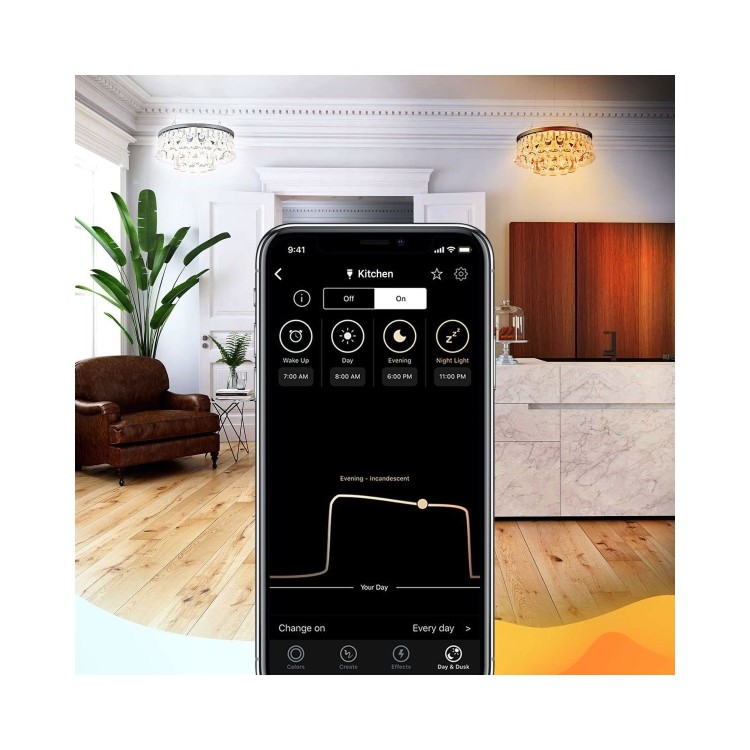 LiFX Mini Day & Dusk Wi-Fi Bulb with E27 Screw Ending - Google Assistanrt & Alexa