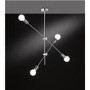 GRADE A1 - WOFi Modern 4 Light Pendant Light with Matt Nickel Finish - Sara Range