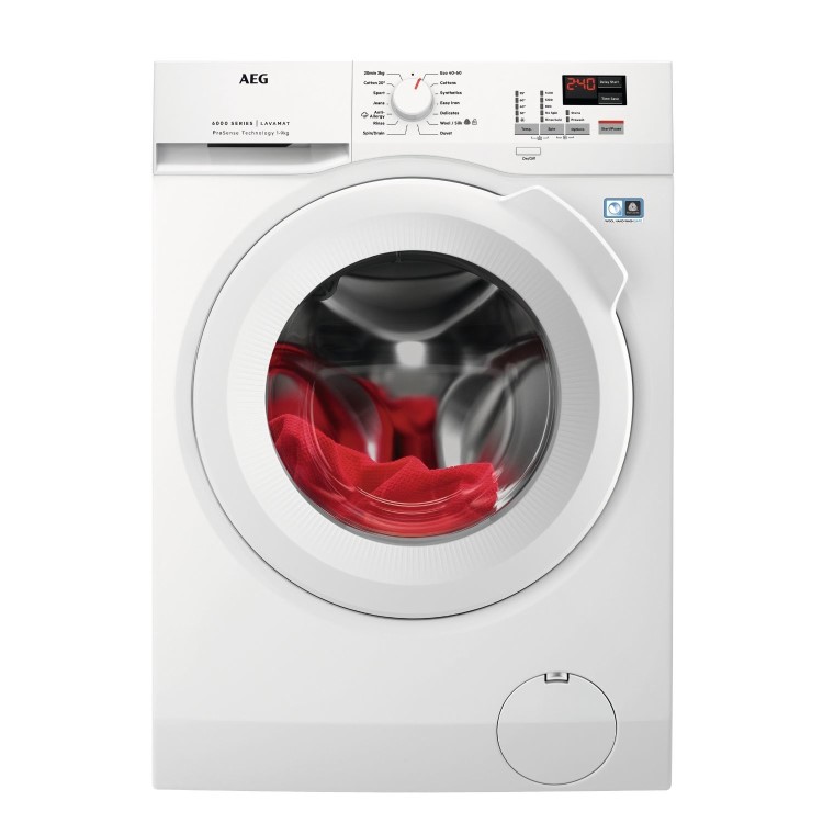 AEG 6000 Series ProSense® 9kg 1400rpm Washing Machine - White