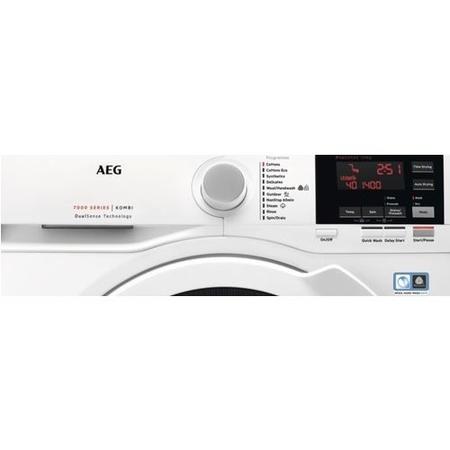 Refurbished AEG L7WBG741R Freestanding 7/4KG 1400 Spin Washer Dryer White