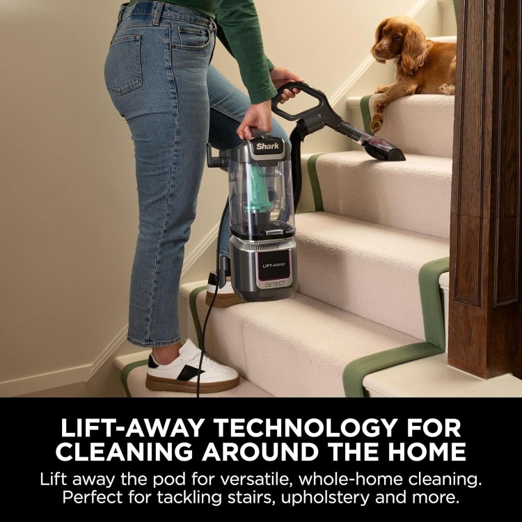 Shark LA450UKT Detect Pet Pro Upright Corded Vacuum - Graphite Grey