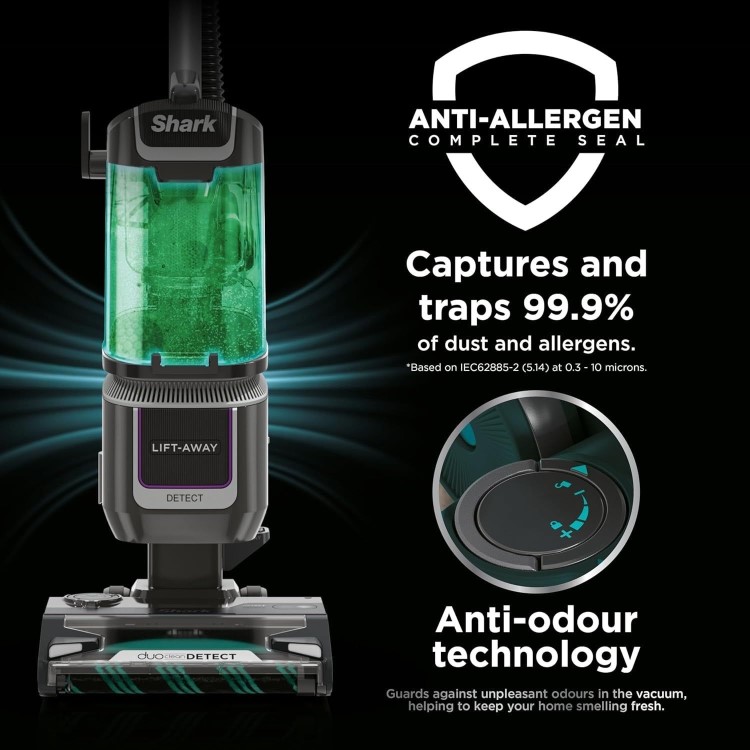 Shark LA450UKT Detect Pet Pro Upright Corded Vacuum - Graphite Grey