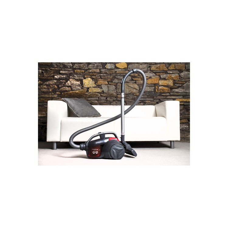 Hoover LA71WR10 Lander 700W Cylinder Vacuum Cleaner - Grey & Red
