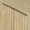 Large Solid Mango Fluted Wood Sideboard with Drawers - Linea