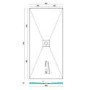 GRADE A1 - 1700 x 800mm Wet Room Shower Tray Formers (Tile-Ready Boards) with Square Waste