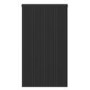 Black Designer Vertical Single Panel Radiator 800 x 440mm - Laguna
