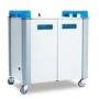 LapCabby 16V - 16 laptops or chromebooks up to 19' - vertical storage 4 Sliding shelves