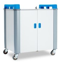 LapCabby 20V - 20 laptops or chromebooks up to 19' - vertical storage 4 Sliding shelves