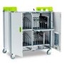 Box Opened LapCabby LAP32VBL 32V Charging Trolley with 32 Vertical Bays for Laptops & Chromebooks