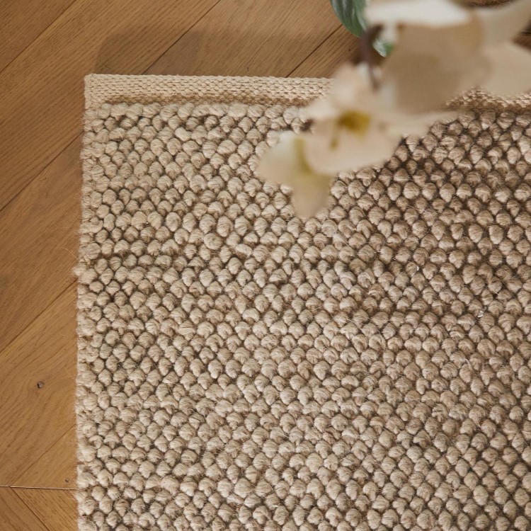 Handwoven Wool Loop Cream Rug - 230 x 160 cm - La Playa - Origins