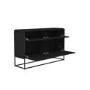 Matt Black Office Storage Cabinet - Larsen