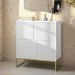 Matt White Multi Office Cupboard - Larsen