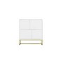 Matt White Multi Office Cupboard - Larsen