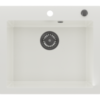 Single Bowl Inset Composite Sink with Tap Deck 565 x 500mm  - Laurie
