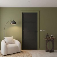 Internal Black Laminate Crittal FD30 Fire Door - Pre-Finished - 1981 x 762 x 44mm - Brent - XL Joinery