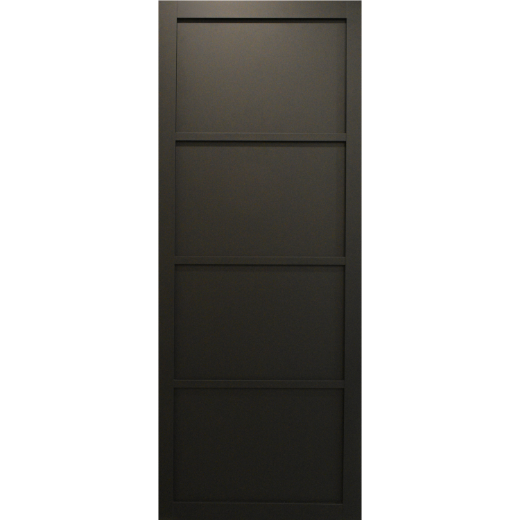 Internal Black Laminate Crittal FD30 Fire Door - Pre-Finished - 1981 x 762 x 44mm - Brent - XL Joinery