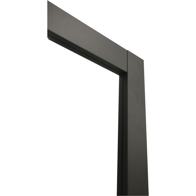 Internal Black Laminate Glazed Crittal Door with Clear Glass - Pre-Finished - 1981 x 762 x 35mm - Haringey - XL Joinery