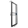 Internal Black Laminate Glazed Crittal Door with Clear Glass - Pre-Finished - 1981 x 838 x 35mm - Milton - XL Joinery