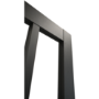 Internal Black Laminate Glazed Crittal Door with Clear Glass - Pre-Finished - 1981 x 838 x 35mm - Milton - XL Joinery