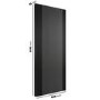 Internal Black Laminate Glazed Door with Clear Glass - Pre-Finished - 1981 x 838 x 35mm - Stria - XL Joinery
