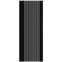 Internal Black Laminate Glazed Door with Clear Glass - Pre-Finished - 1981 x 838 x 35mm - Stria - XL Joinery