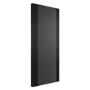 Internal Black Laminate Glazed Door with Clear Glass - Pre-Finished - 1981 x 838 x 35mm - Stria - XL Joinery