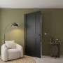 Internal Black Laminate Crittal FD30 Fire Door - Pre-Finished - 1981 x 762 x 44mm - Milton - XL Joinery