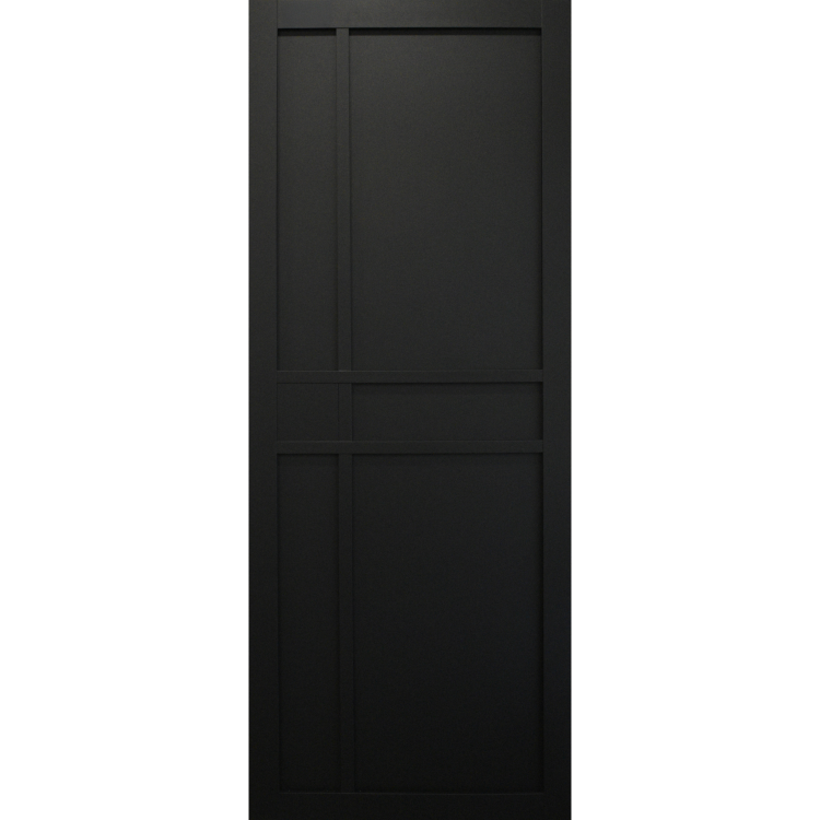Internal Black Laminate Crittal FD30 Fire Door - Pre-Finished - 1981 x 762 x 44mm - Milton - XL Joinery