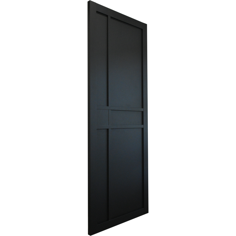 Internal Black Laminate Crittal FD30 Fire Door - Pre-Finished - 1981 x 762 x 44mm - Milton - XL Joinery