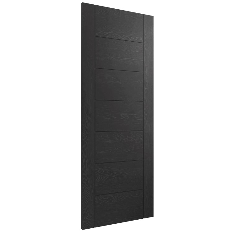 Internal Black Door - 2040 x 726 x 40mm - Palermo - XL Joinery