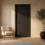 Internal Black Laminate Door - Pre-Finished - 1981 x 762 x 35mm - Stria - XL Joinery