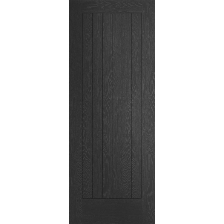 Internal Black Cottage FD30 Fire Door - 1981 x 762 x 44mm - Suffolk - XL Joinery