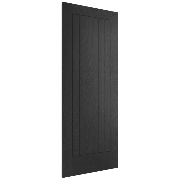 Internal Black Cottage FD30 Fire Door - 1981 x 762 x 44mm - Suffolk - XL Joinery