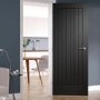Internal Black Cottage FD30 Fire Door - 1981 x 762 x 44mm - Suffolk - XL Joinery