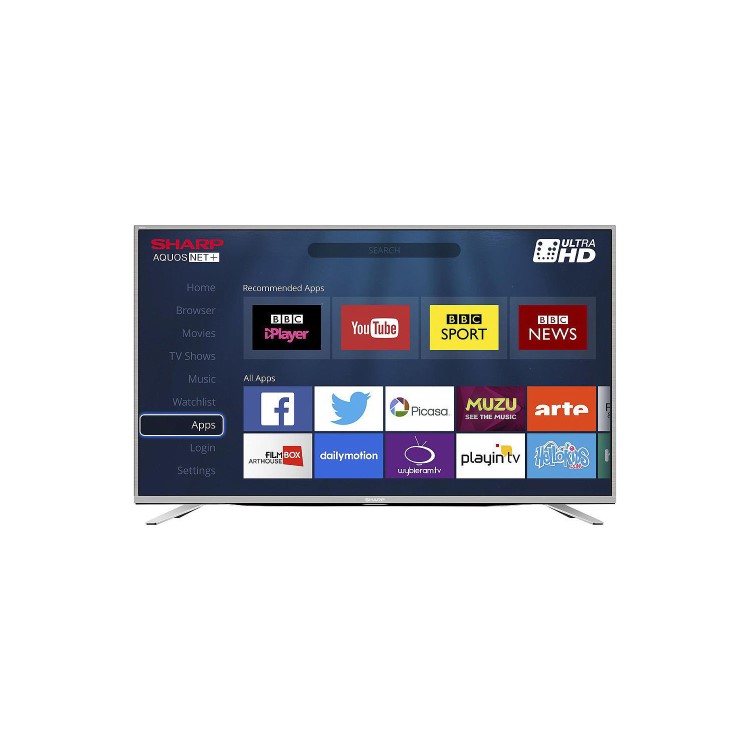 GRADE A1 - Sharp LC-55CUG8462KS 55" 4K Ultra HD Smart LED TV with Freeview HD and Built-in Harmon Kardon Sound System