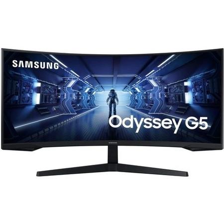 Refurbished Samsung Odyssey G5 34" WQHD 165Hz 1ms Curved Gaming Monitor 