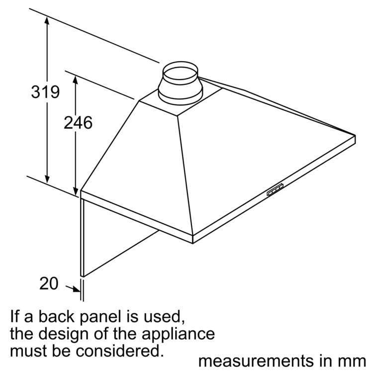 Siemens iQ100 90cm Pyramid Style Chimney Cooker Hood - Stainless Steel