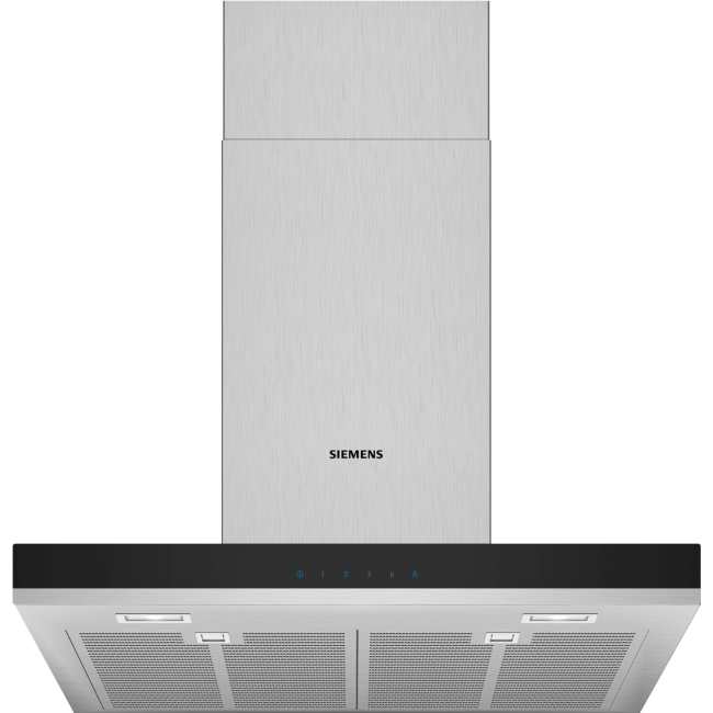 Siemens LC67BHM50B iQ300 60cm Slimline Cooker Hood with Touch Controls - Stainless Steel