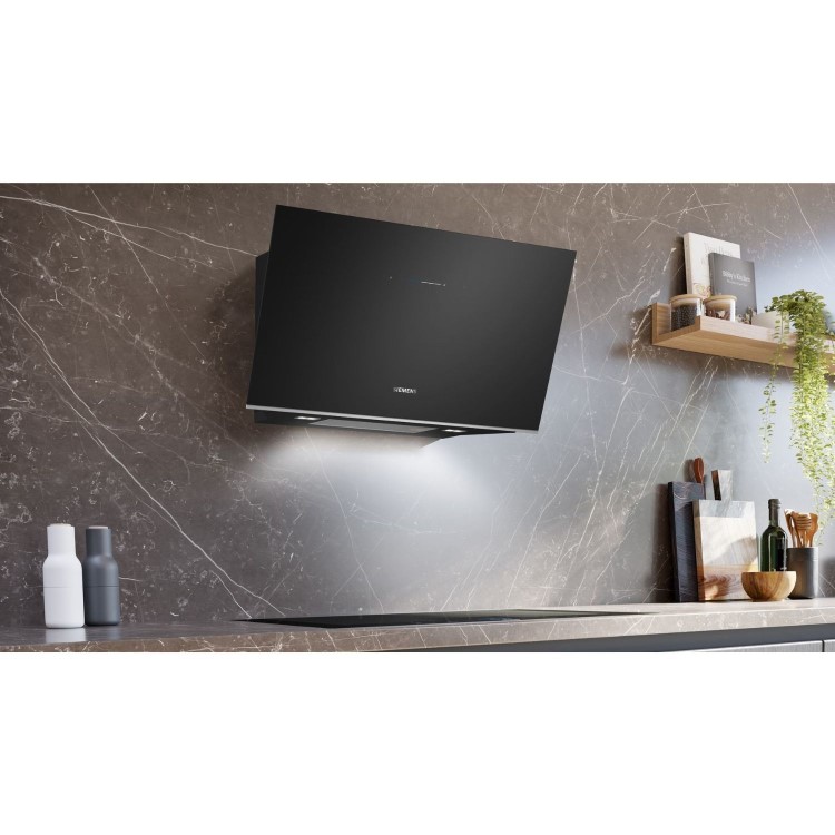 Siemens 90cm Chimney Hood - Black