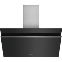 Refurbished Siemens iQ700 Wall-mounted cooker hood 90 cm clear glass black printed