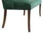 Large Green Velvet Dining Bench with Back -  Seats 2 - Lucille