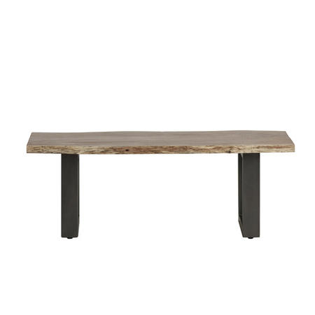 Large Live Edge Solid Wood Dining Bench