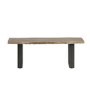 Large Live Edge Solid Wood Dining Bench