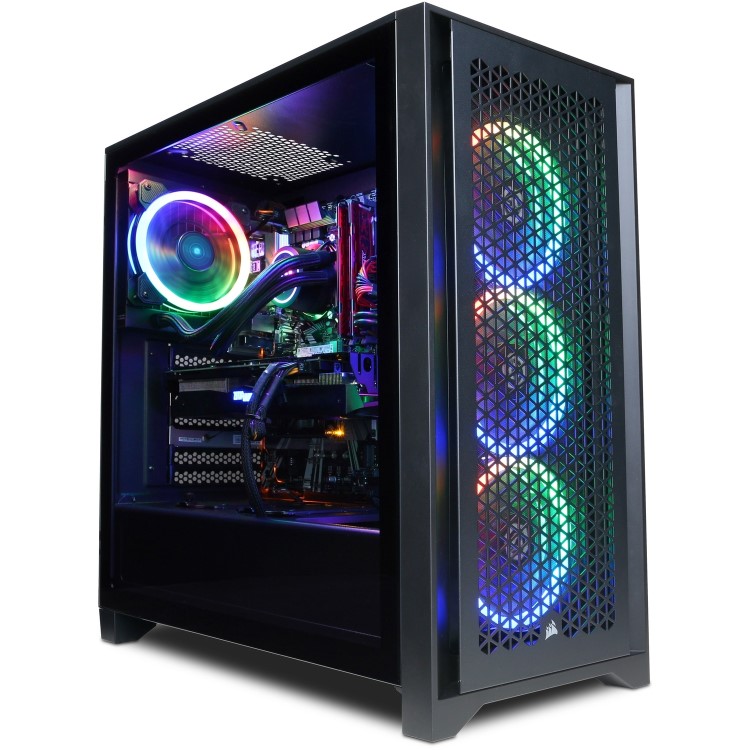CyberpowerPC Corsair 4000D Intel Core i7-12700KF NVIDIA GeForce RTX 3080 32GB RAM 1TB SSD Windows 11 Home Gaming PC 