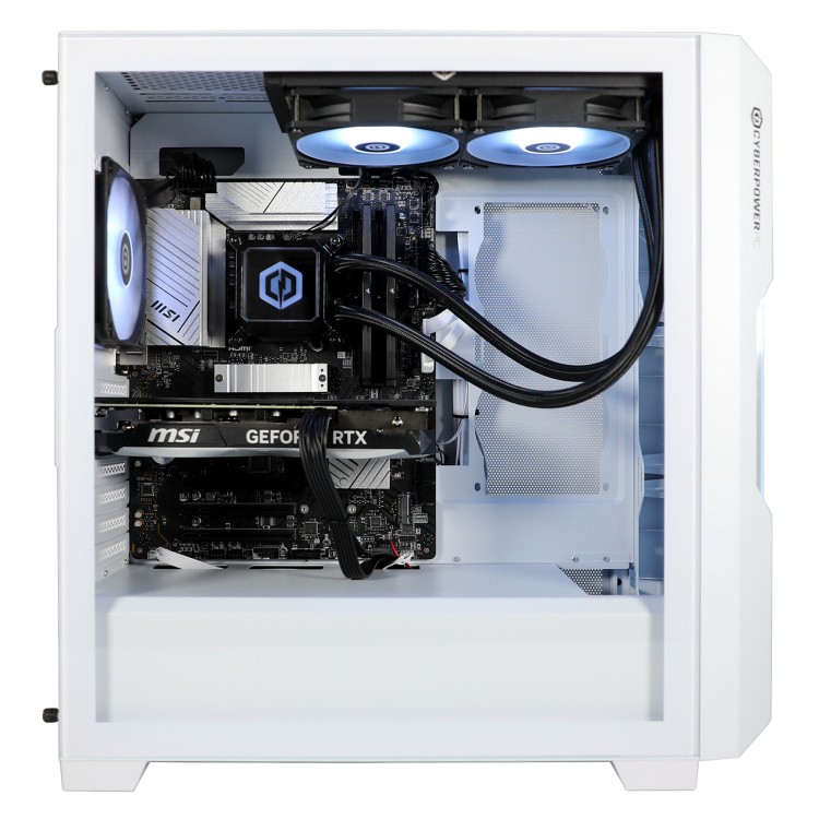 CyberPowerPC Lumina White AMD Ryzen 7 9800X3D 32GB RAM 2TB SSD RTX 5090 Windows 11 Gaming PC