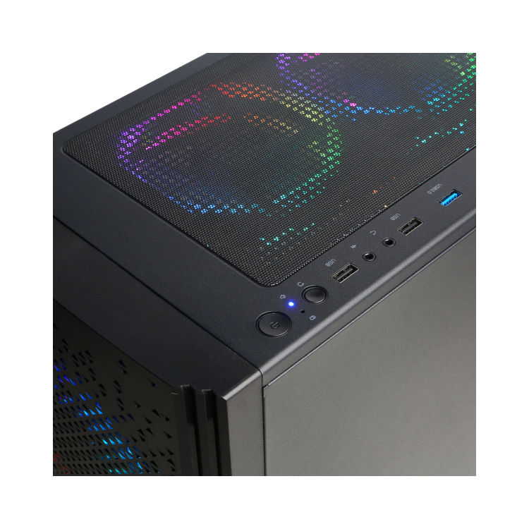 CyberPowerPC Blaze AMD Ryzen 5 5500 16GB RAM 1TB SSD RTX 5050 + 23.8" FHD Gaming Monitor Bundle