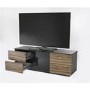 Ultimate London Milano TV Cabinet for up to 60" TVs - Black