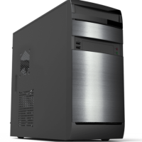 Punch Technology Contender Silver mATX Intel Pentium G6400 8GB 120GB SSD No OS Desktop PC