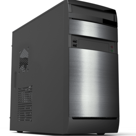 Punch Technology Contender Silver mATX Intel Pentium G6400 8GB 120GB SSD No OS Desktop PC
